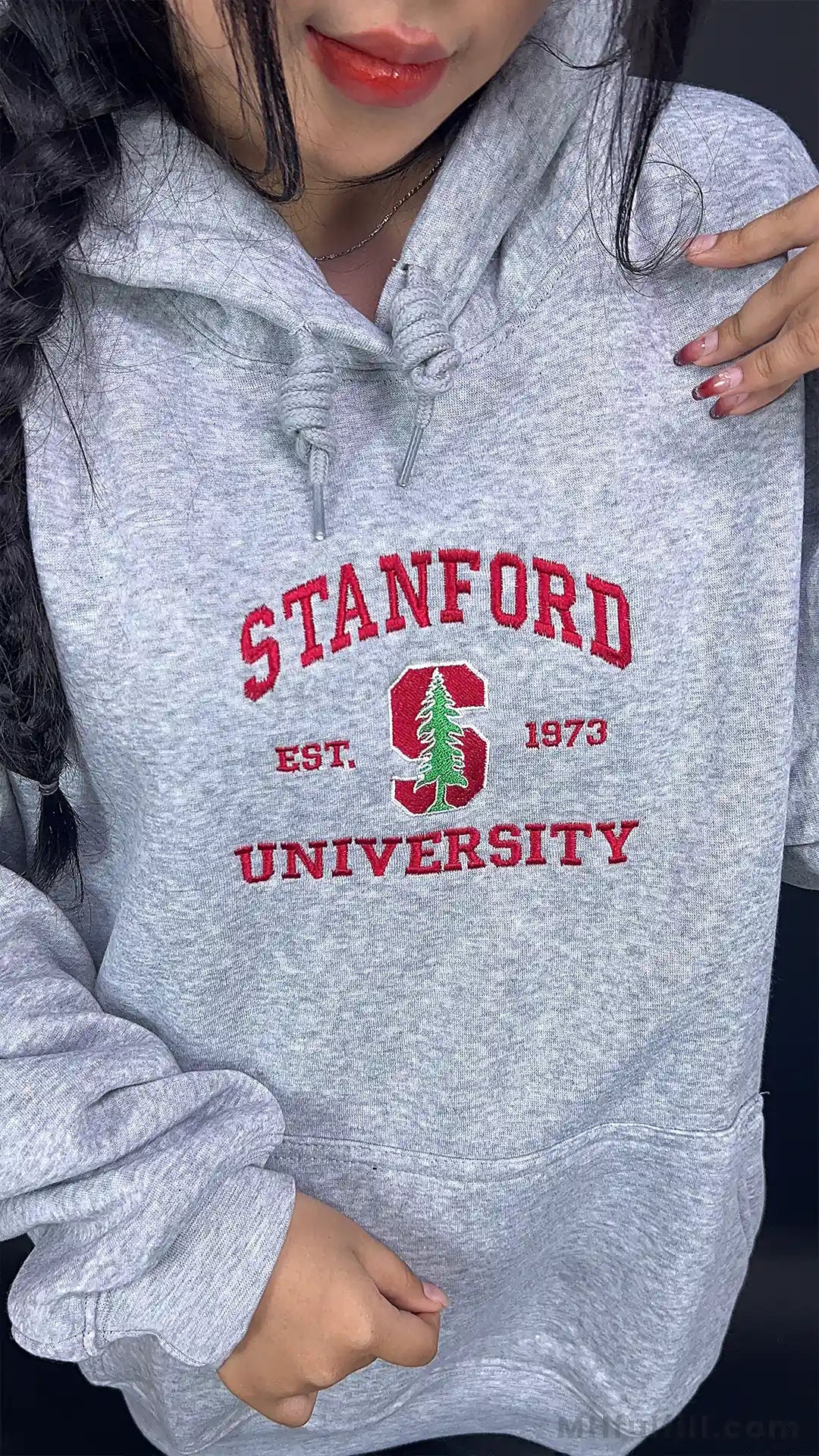 Custom Collegiate Heritage Embroidered Hoodie, Vintage School Crest with Personalized University Name & Establishment Year