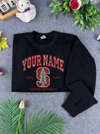 Personalized Collegiate Crest Sweatshirt, Custom Name