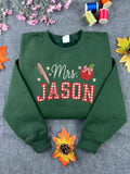 Personalized Teacher Name Embroidered Hoodie