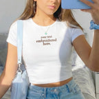 Custom Text Embroidered Tank Top
