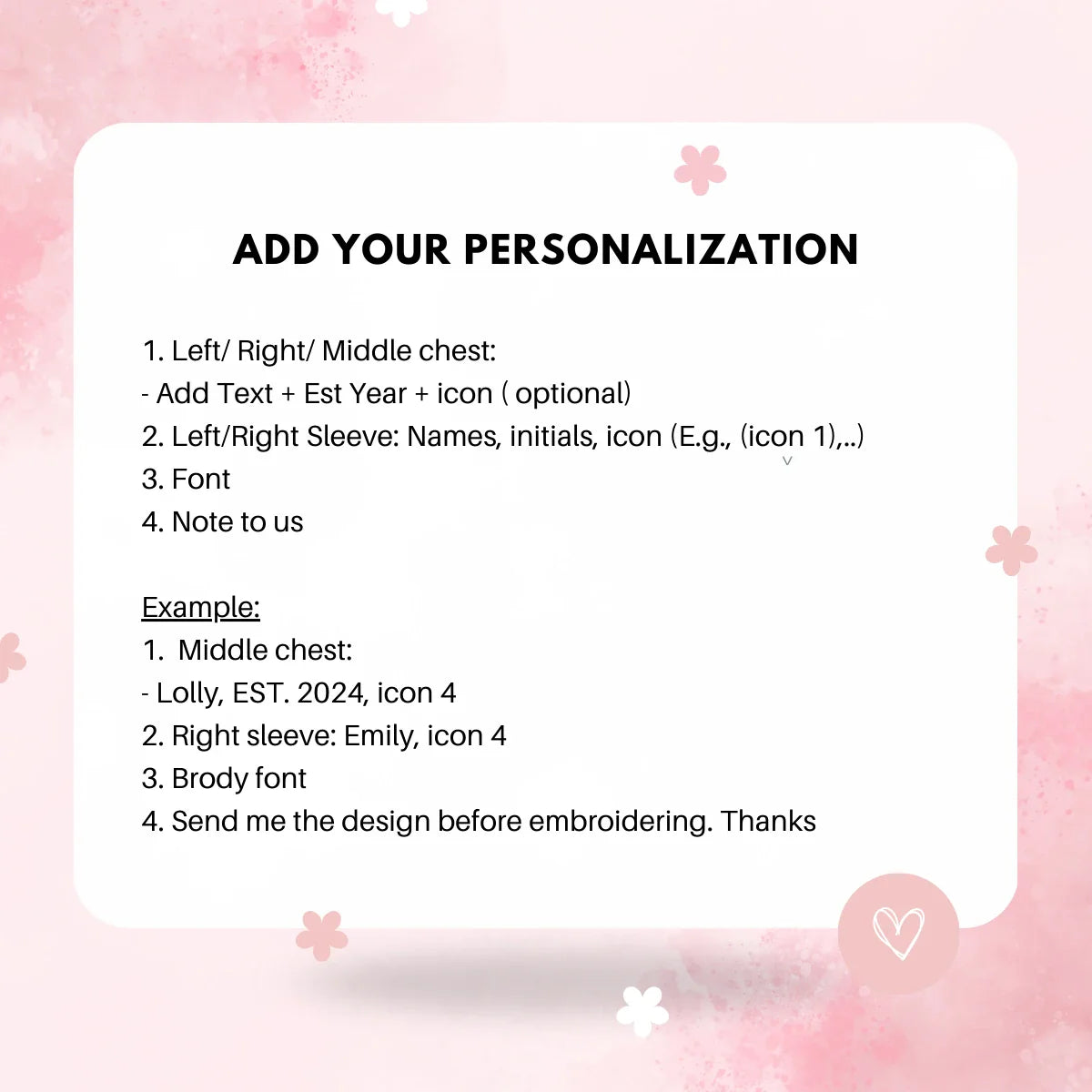 Tutorial Add your personalization