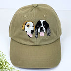 Personalized Pet Hat with Custom Embroidered Photo - Unique Pet Lover Gift Idea