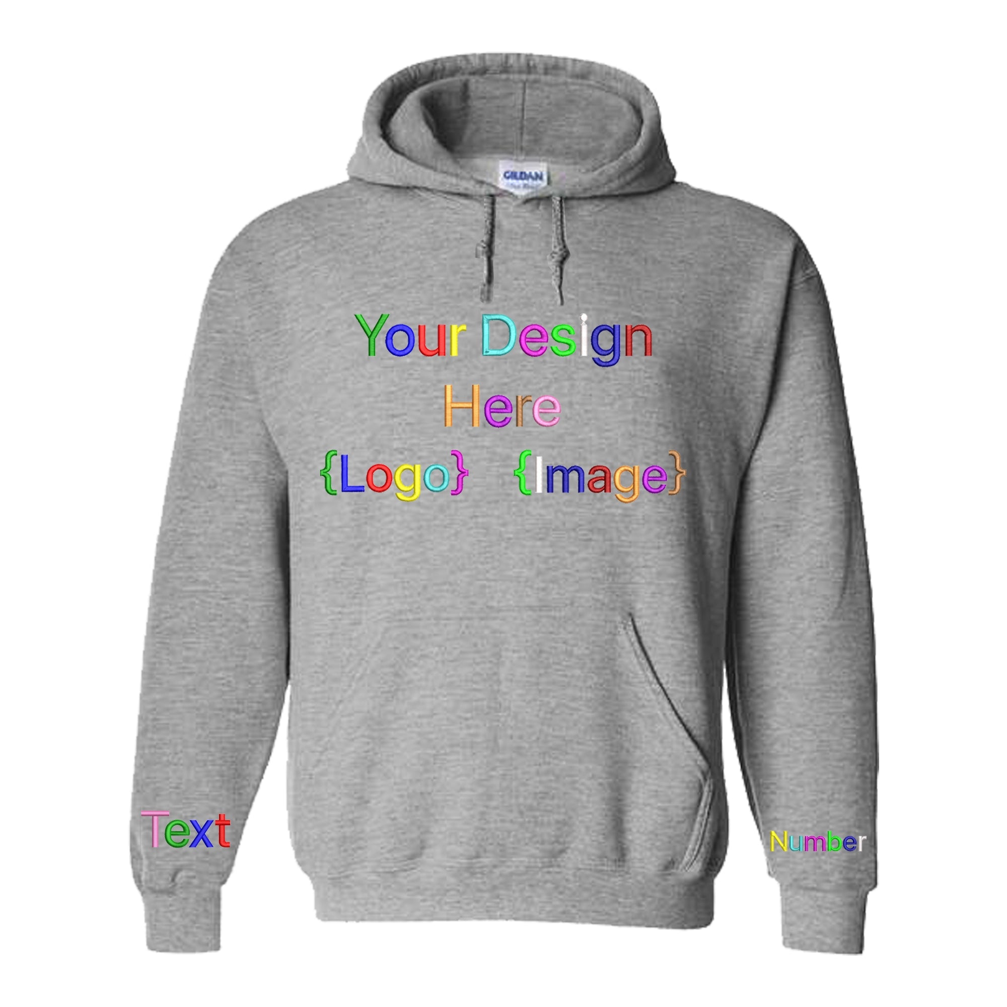 Gildan - Unisex DryBlend® Hooded Sweatshirt - 12500