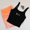 Halloween Popsicle Embroidered Tank Top
