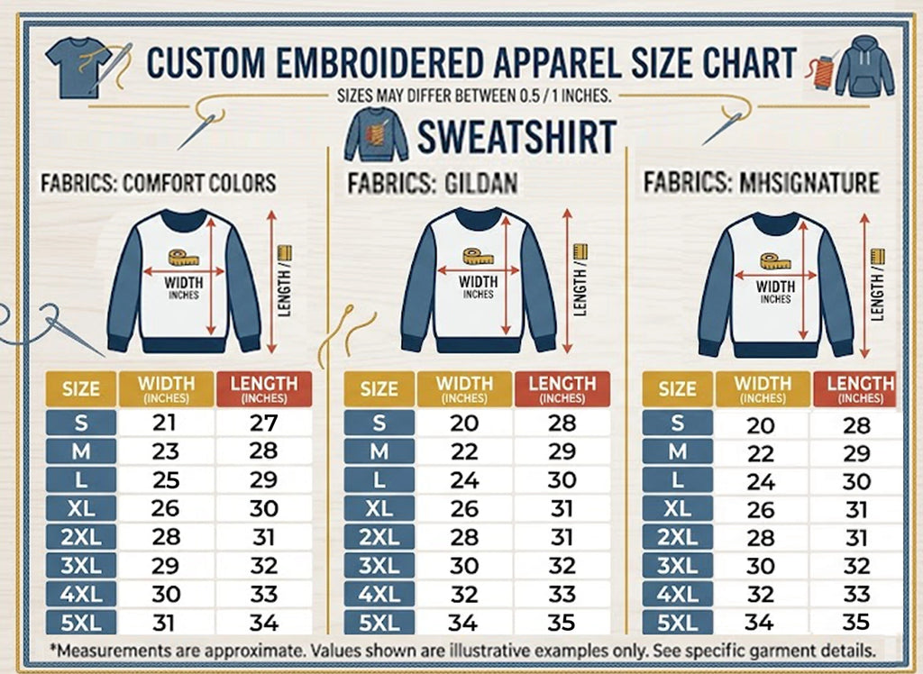 Custom Photo Outline Embroidered "DAD" Sweatshirt – The Ultimate Father’s Day Keepsake