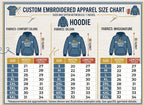 Custom Photo Outline Embroidered "DAD" Sweatshirt – The Ultimate Father’s Day Keepsake