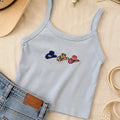 Western Cowboy Hats Embroidered Tank Top