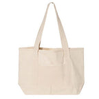 Custom College Embroidered Tote Bag – Personalized University Canvas Tote Gift