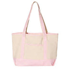 Custom College Embroidered Tote Bag – Personalized University Canvas Tote Gift