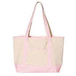 Custom College Embroidered Tote Bag – Personalized University Canvas Tote Gift