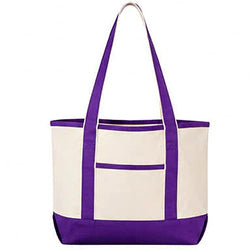 Custom College Embroidered Tote Bag – Personalized University Canvas Tote Gift