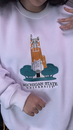 Michigan State University unisex crewneck sweatshirt