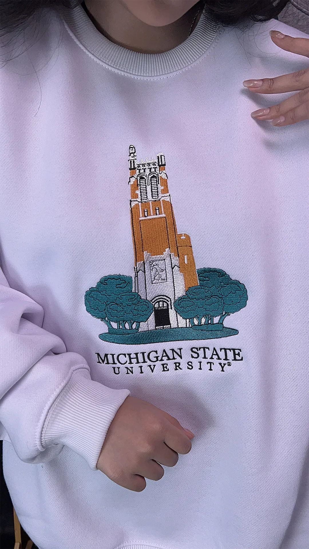 Michigan State University unisex crewneck sweatshirt