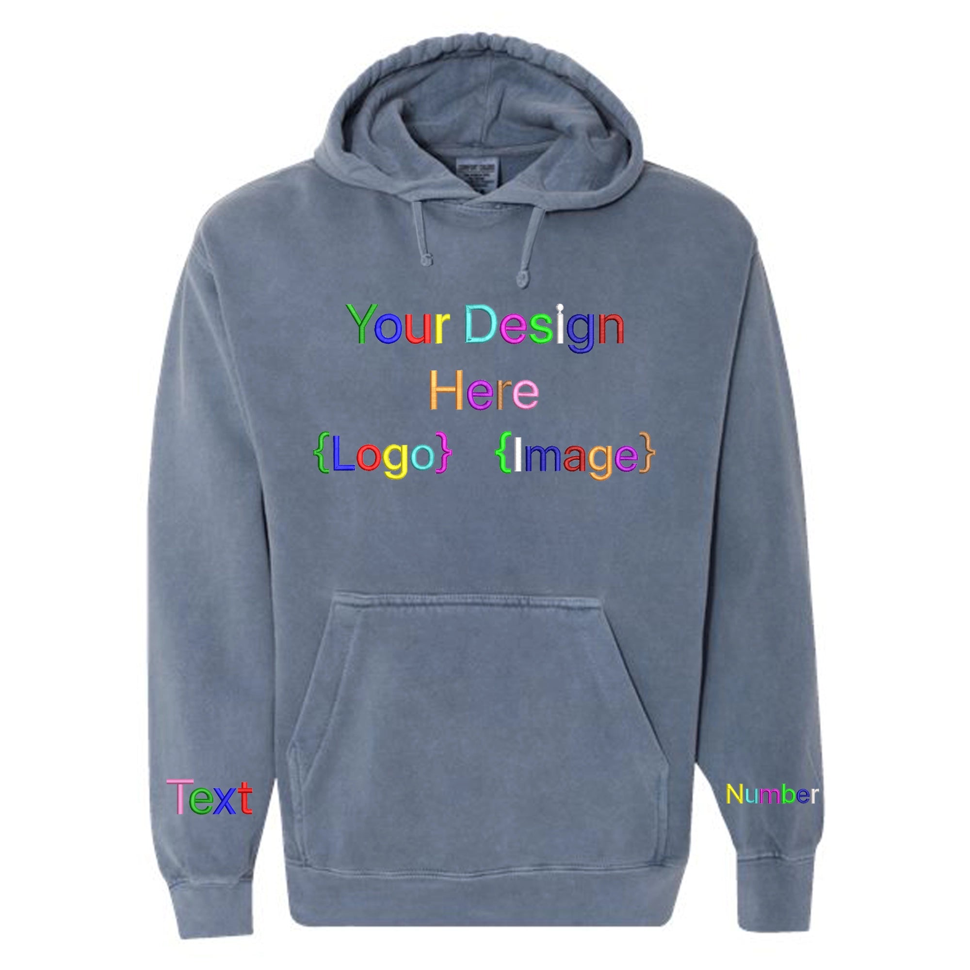 Comfort Colors - Unisex Garment-Dyed Hooded Sweatshirt - 1567