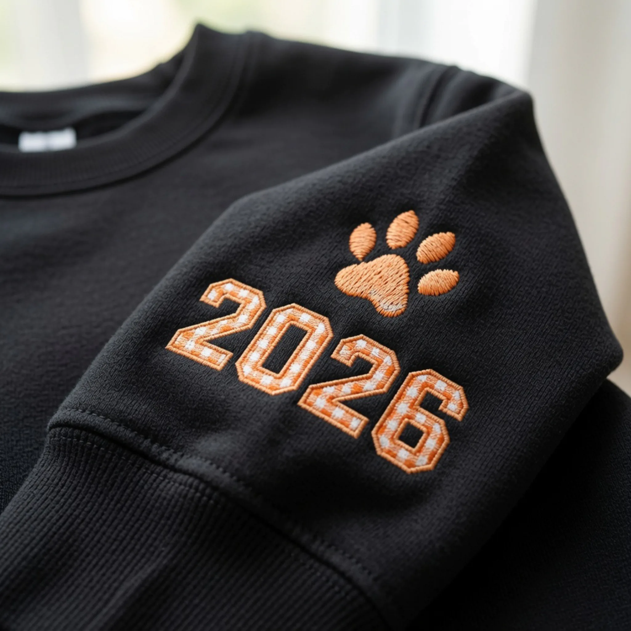 Custom dog sweatshirt embroidered from your pet photo