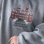 Auburn Tigers inspired embroidered sweatshirt