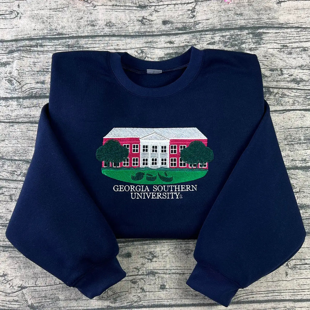 Georgia Southern University GS Eagles embroidered crewneck sweatshirt