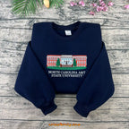 North Carolina A&T State University embroidered crewneck sweatshirt