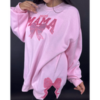 Back view of the Personalized Mama Sweatshirt