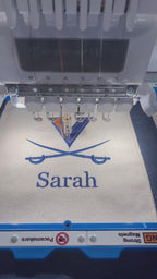 Custom College Embroidered Tote Bag – Personalized University Canvas Tote Gift