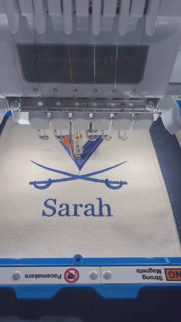 Custom College Embroidered Tote Bag – Personalized University Canvas Tote Gift