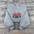 Purdue University PU embroidered crewneck sweatshirt