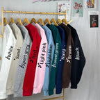 Custom Embroidered Couples From Photo – Personalized Couple Hoodie