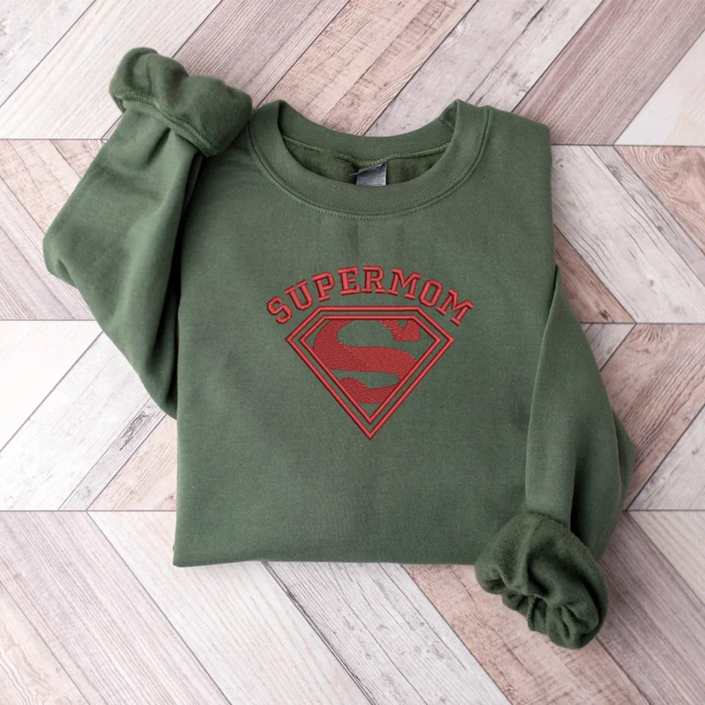 Supper Mom Embroidered