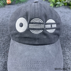 Premium vintage washed cotton texture on an unstructured low profile dad hat by MHfulfill.