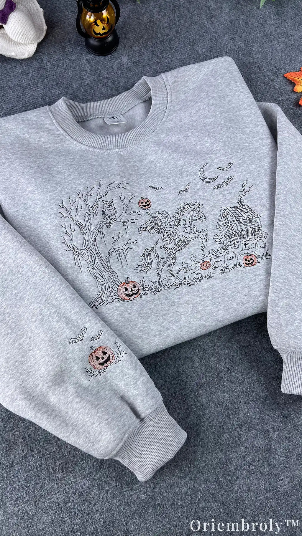 Vintage Headless Horseman embroidered sweatshirt